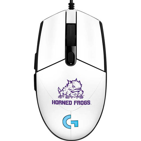 Texas Christian University Horned Frogs TCU G203 Prodigy RGB Wired Gaming Mouse Skin